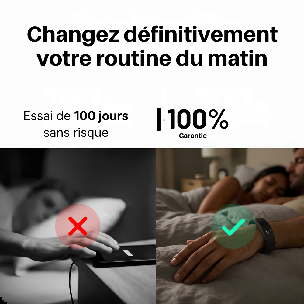 Osmo – Réveil Vibrant Silencieux | Anti-Stress & Cortisol