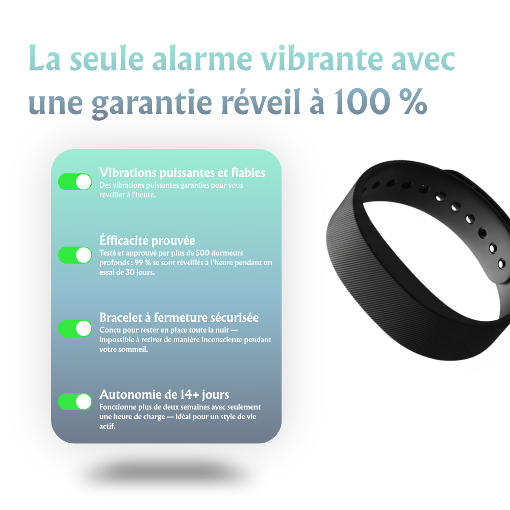 Osmo – Réveil Vibrant Silencieux | Anti-Stress & Cortisol